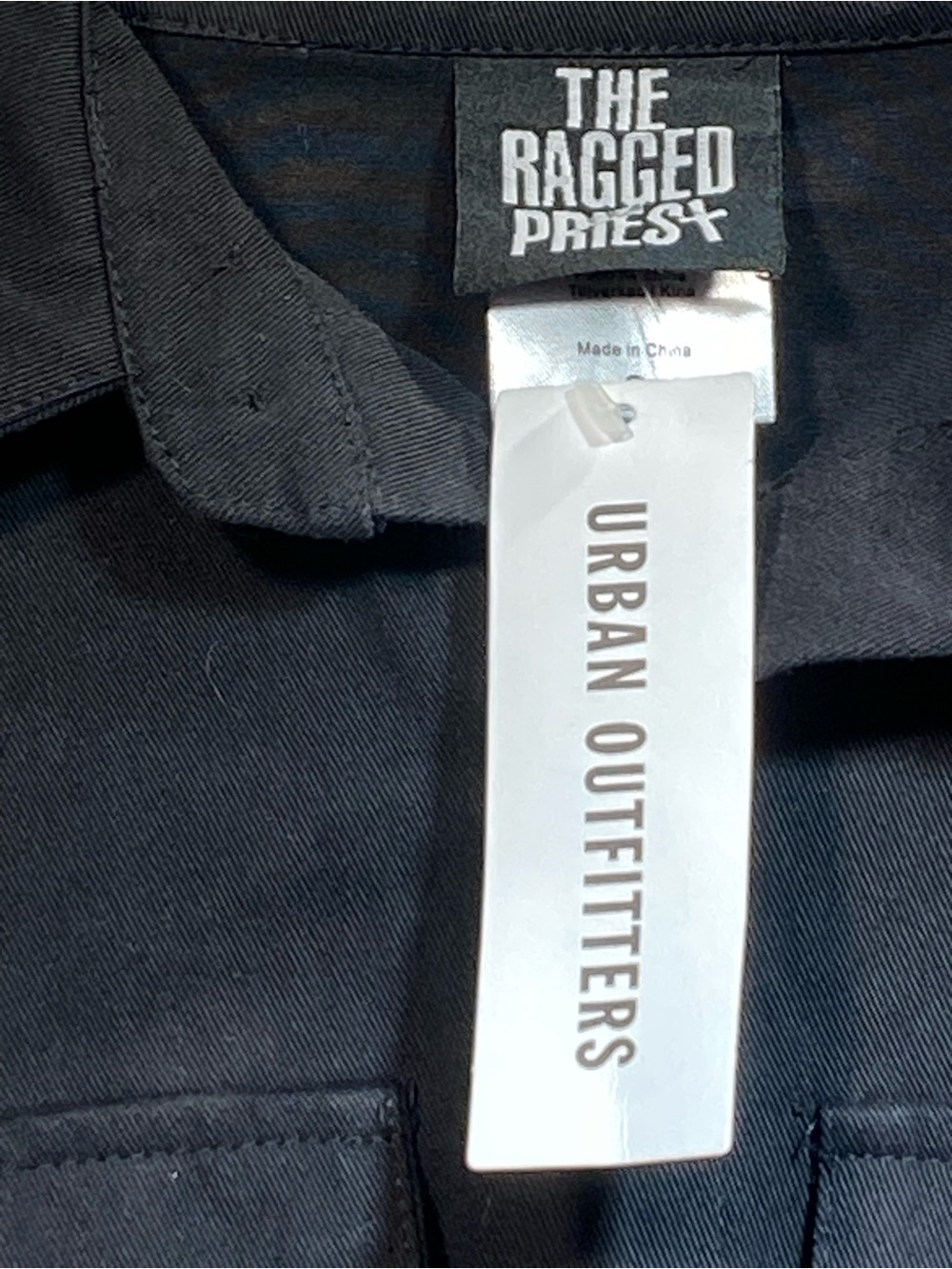 Urban Outfitters Black Buckle-Detail Shirt Jacket - Picture 7 of 10